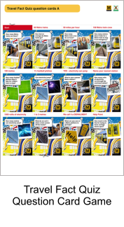 Travel Fact Quiz Question Card Game