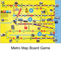 Metro Map Board Game